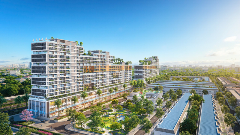 Khu căn hộ cao cấp FIATO AIRPORT CITY sở hữu lợi thế mặt tiền đường Tôn Đức Thắng (25B) kết nối trực tiếp sân bay Long Thành trong 10 phút