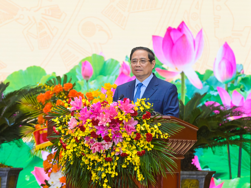 Thủ tướng Phạm Minh Chính tới dự và chỉ đạo Đại hội Đảng bộ Tập đoàn Công nghiệp - Năng lượng Quốc gia Việt Nam (Petrovietnam) sáng ngày 3/8