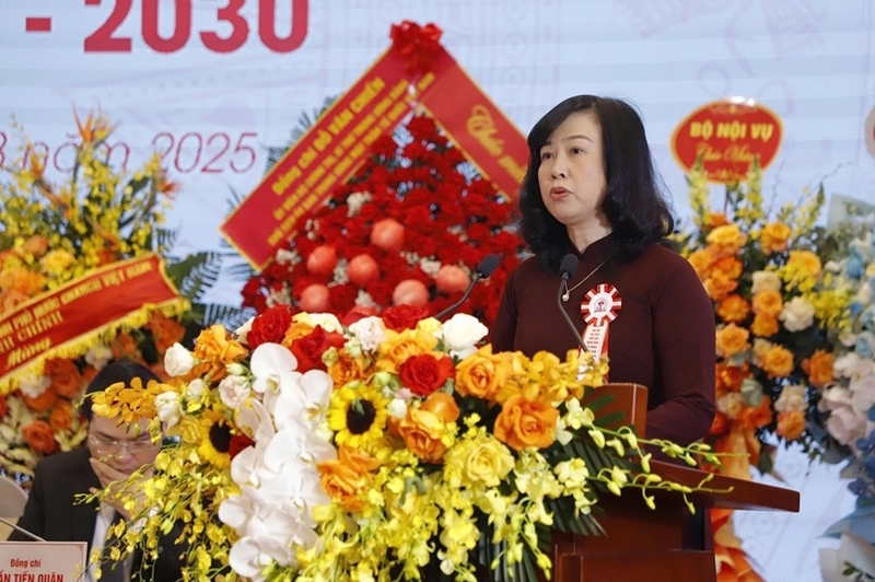Bộ trưởng Bộ Y tế Đào Hồng Lan phát biểu tại Đại hội Hiệp hội Bệnh viện tư nhân Việt Nam nhiệm kỳ 2025-2030
