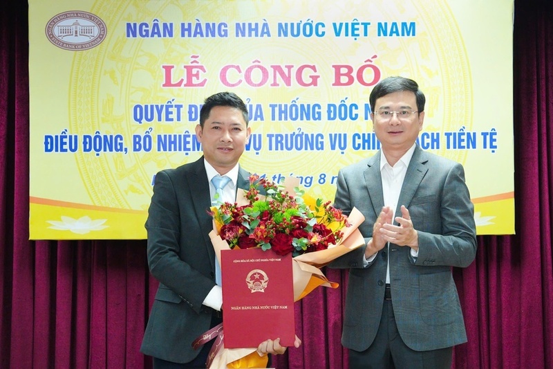 Ông Nguyễn Lê Nam, Phó chánh Văn phòng Ngân hàng Nhà nước giữ chức Phó Vụ trưởng Vụ Chính sách tiền tệ. Ảnh: NHNN