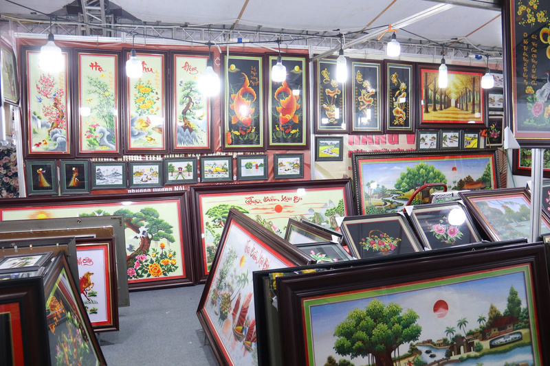 Không gian Hội chợ hàng Việt Nam được người tiêu dùng yêu thích 2025. Ảnh: Thanh Tuấn