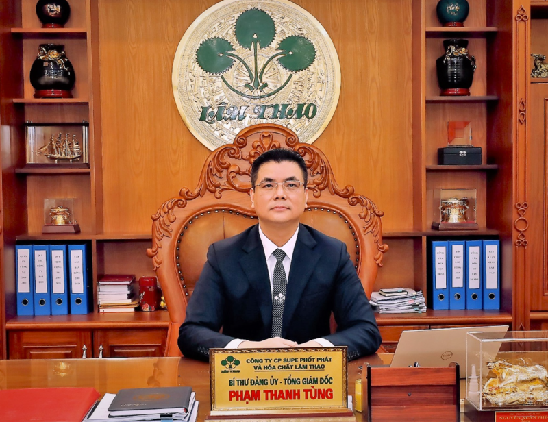 Ông Phạm Thanh Tùng, Tổng Giám đốc Công ty Cổ phần Supe phốt phát và Hóa chất Lâm Thao. Ảnh: N.S