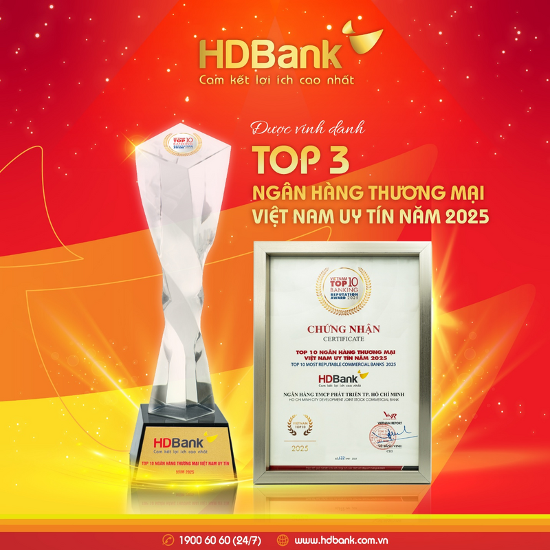 Việc HDBank duy trì thứ hạng cao nhiều năm liền trong bảng xếp hạng VIX50 là minh chứng rõ nét cho năng lực tăng trưởng bền vững, hiệu quả kinh doanh vượt trội và uy tín ngày càng được củng cố vững chắc trên thị trường.