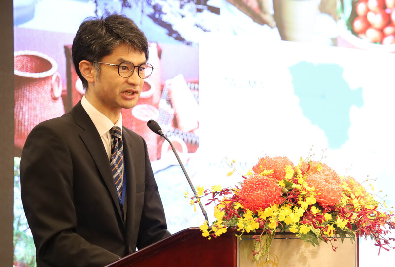 Ông Nakajima Naoto, Trưởng Ban Đối ngoại Chính quyền tỉnh Hyogo. Ảnh: Minh Khuê.