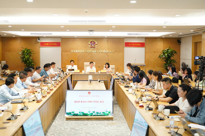 Toàn cảnh buổi họp báo. Ảnh: PL