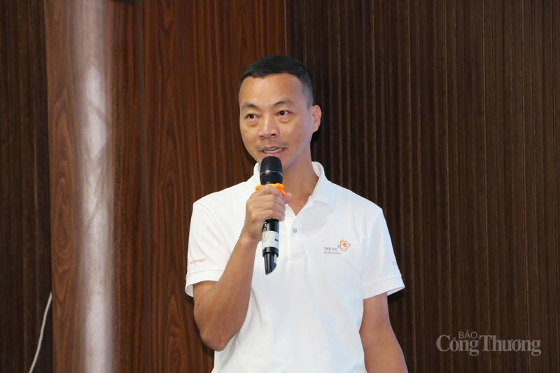 Ông Nguyễn Ngọc Hân, CEO Thủ Đô Multimedia chia sẻ về giải pháp chống vi phạm bản quyền nội dung số. Ảnh: Phong Lâm