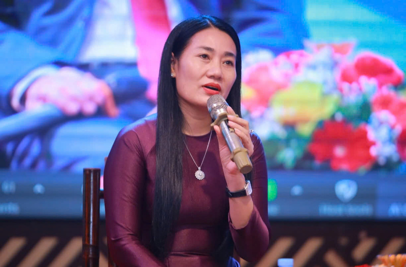 Bà Nguyễn Thị Việt Hà, Bí thư Đảng ủy xã Thượng Đức, tỉnh Hà Tĩnh. Ảnh: Báo Nông nghiệp môi trường