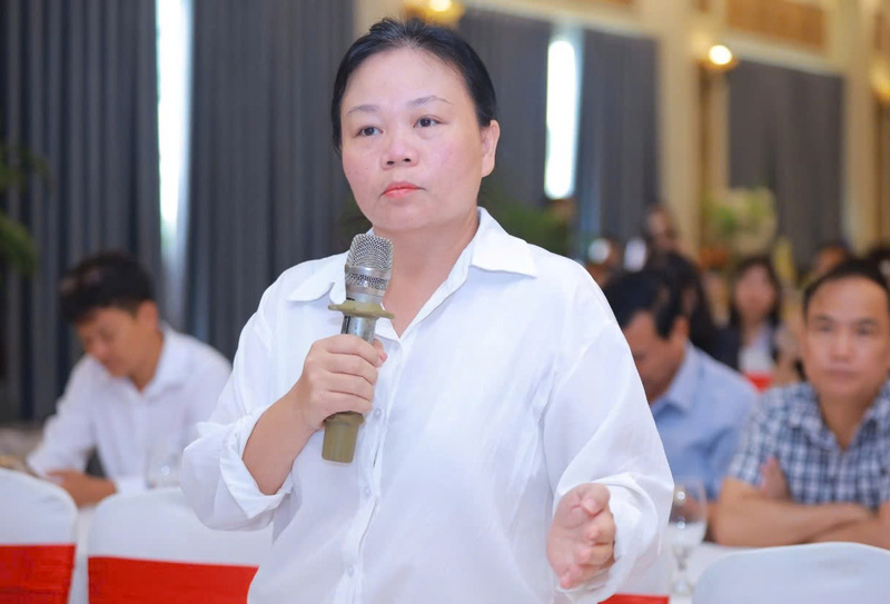 Bà Bùi Thị Hồng Hà, Trưởng phòng Vi sinh nông nghiệp, Trung tâm Nông nghiệp Hữu cơ (Học viện Nông nghiệp Việt Nam). Ảnh: Báo Nông nghiệp và Môi trường