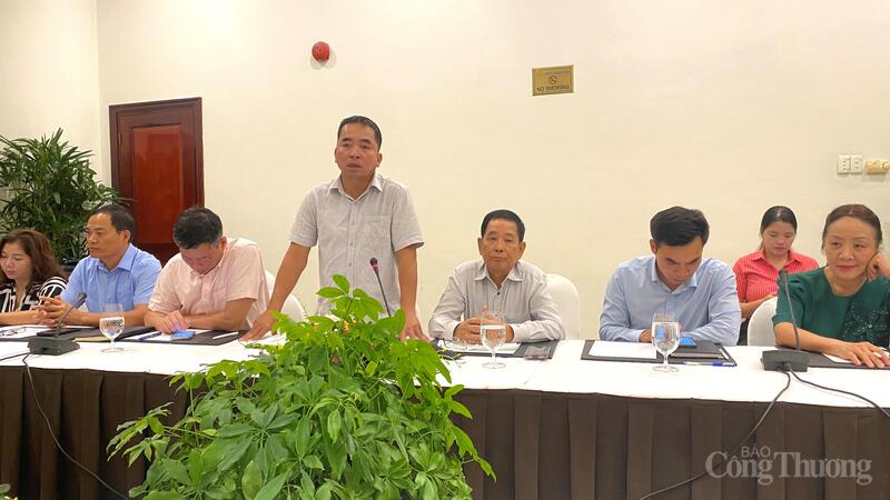 Đại diện lãnh đạo Sở Văn hóa, Thể thao và Du lịch tỉnh Quảng Ninh phát biểu tại hội nghị