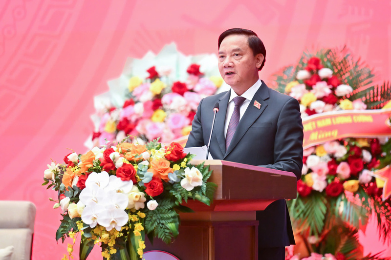 Phó Chủ tịch Quốc hội Nguyễn Khắc Định phát biểu bế mạc diễn đàn