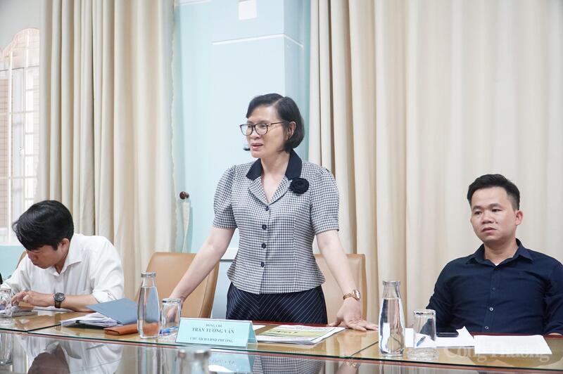 Bà Trần Tường Vân, Chủ tịch UBND phường Thanh Khê