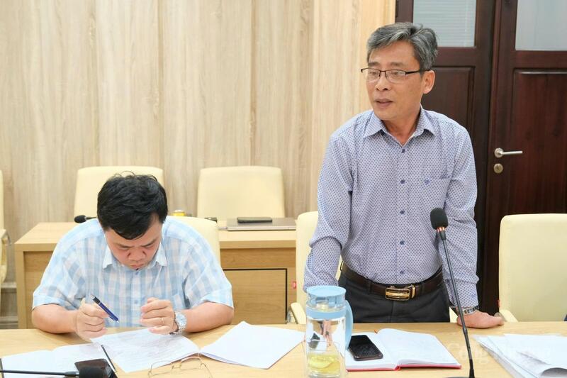 Đại diện Sở Công Thương tỉnh Lâm Đồng phát biểu. Ảnh: Lê Sơn