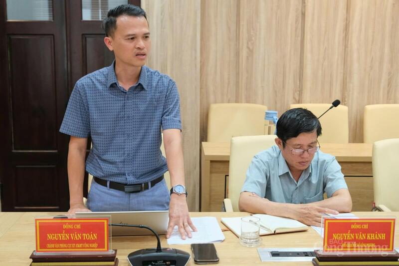 Ông Nguyễn Văn Toán, Chánh văn phòng Cục Kỹ thuật an toàn và Môi trường công nghiệp. Ảnh: Lê Sơn