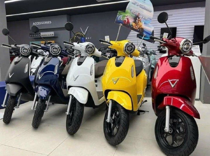 Lượng xe máy mới xuất xưởng trong tháng 7 ở mức cao nhất kể từ đầu năm 2025 đến nay. Ảnh minh hoạ: VinFast