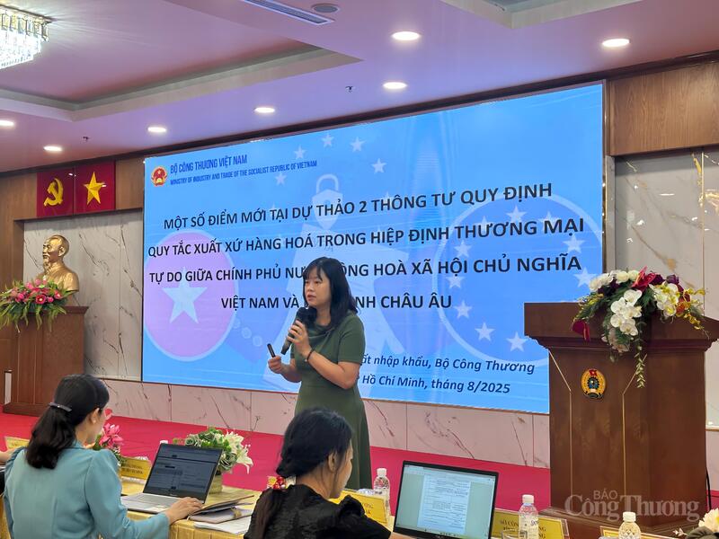 Bà Trần Thanh Bình - Trưởng Phòng Xuất xứ hàng hoá (Cục Xuất nhập khẩu)