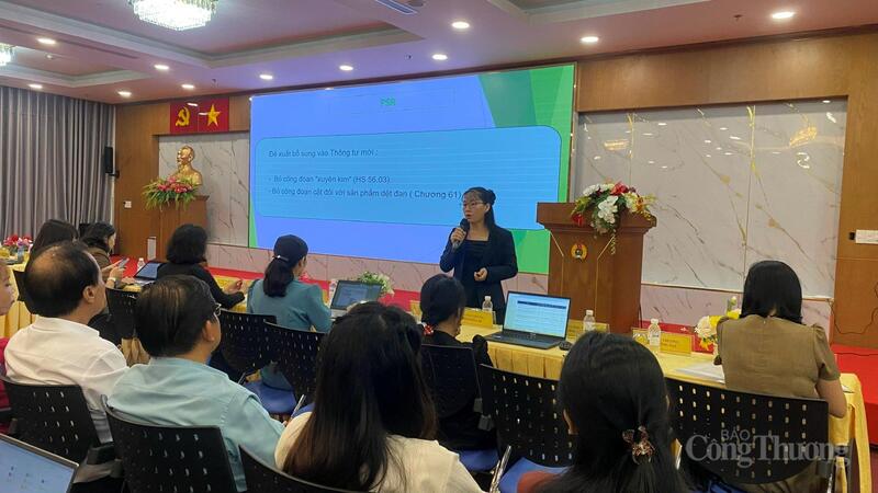 Chùm ảnh: Hội thảo góp ý Dự thảo 2 Thông tư về Quy tắc xuất xứ hàng hóa EVFTA - 6