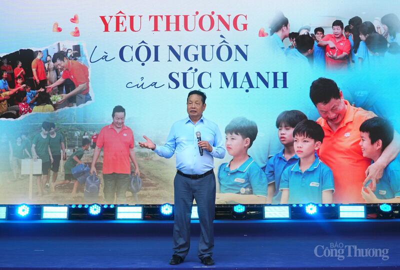 Ông Trương Gia Bình, Chủ tịch Hội đồng sáng lập trường Hy Vọng, Chủ tịch HĐQT Tập đoàn FPT gửi thông điệp trường Hy Vọng sẽ là ngôi trường biến đau thương thành sức mạnh
