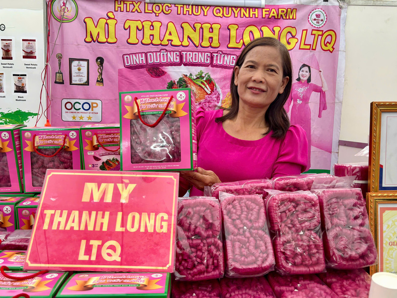 Bà Trần Thị Thúy, Giám đốc HTX Lộc Thúy Quỳnh. Ảnh: Hà Minh