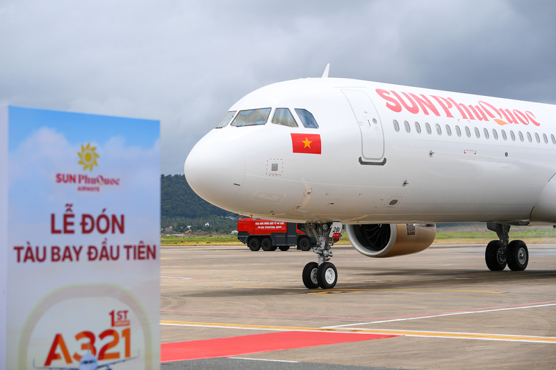 Sun PhuQuoc Airways (SPA) - hãng hàng không do Tập đoàn Sun Group đầu tư và phát triển đã chính thức đón tàu bay Airbus A321NX.