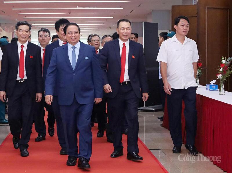 Đại hội Đại biểu Đảng bộ EVN sáng 10/8 vinh dự đón Thủ tướng Phạm Minh Chính đến dự và chỉ đạo Đại hội