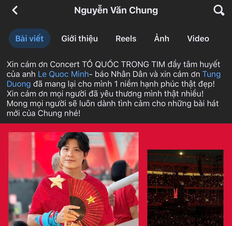 Nhạc sĩ Nguyễn Văn Chung hạnh phúc và nghẹn ngào khi ca khúc “Viết tiếp câu chuyện hoà bình” vang lên tại concert “Tổ quốc trong tim”