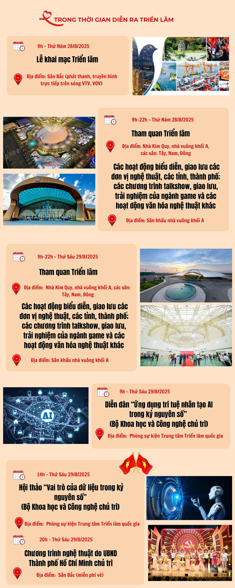 Infographic | Triển lãm thành tựu đất nước kỷ niệm 80 năm Quốc khánh - 2