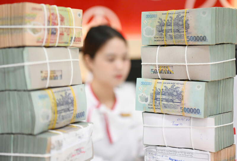 Tính đến gần cuối tháng 7/2025, tín dụng toàn hệ thống đã tăng 9,64% so với cuối năm trước. Ảnh: Văn Hưng