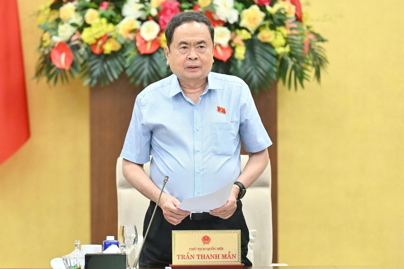 Chủ tịch Quốc hội Trần Thanh Mẫn phát biểu bế mạc phiên họp thứ 48