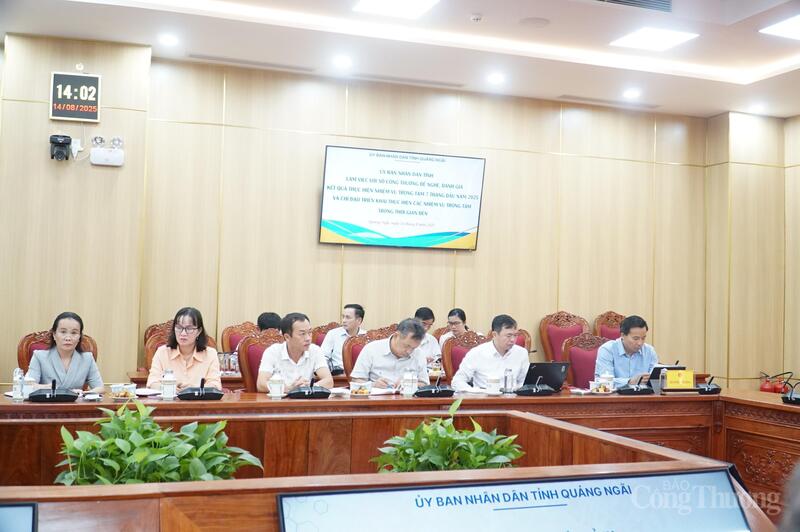 Các đại biểu tham dự buổi làm việc