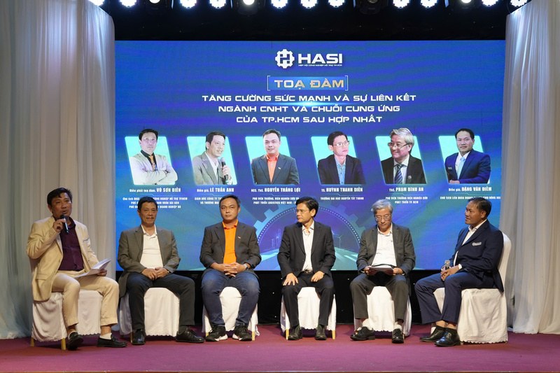 Tọa đàm "Tăng cường sức mạnh và liên kết ngành công nghiệp hỗ trợ và chuỗi cung ứng TP. Hồ Chí Minh" do Hiệp hội Công nghiệp hỗ trợ TP. Hồ Chí Minh tổ chức. Ảnh: BTC