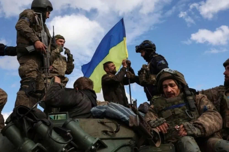 Lực lượng Ukraine. Ảnh: AFP