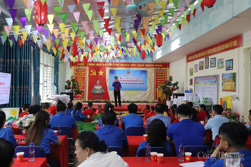 Lễ bàn giao công trình sửa chữa bếp ăn bán trú cho nhà trường
