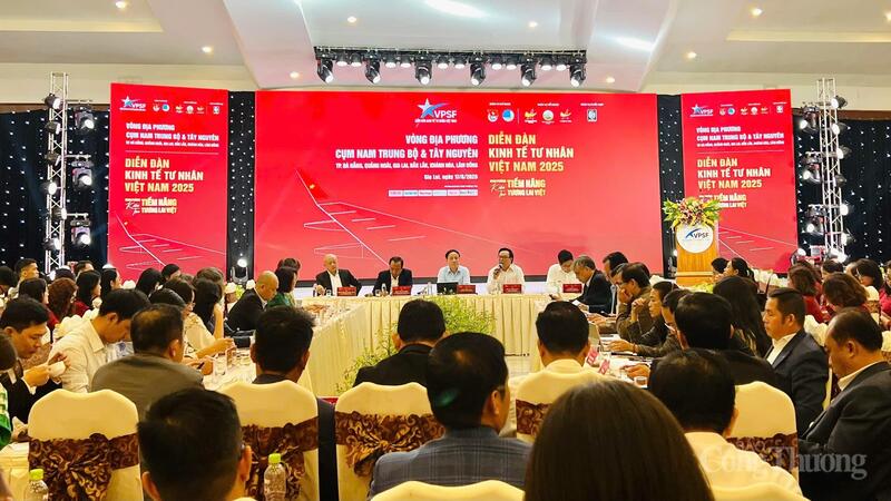 Diễn đàn Kinh tế tư nhân Việt Nam 2025 (VPSF 2025) - Phiên đối thoại cụm Nam Trung Bộ & Tây Nguyên