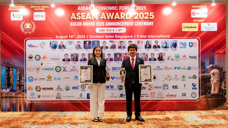 Meey Group lập “kỳ tích kép” tại ASEAN AWARD 2025
