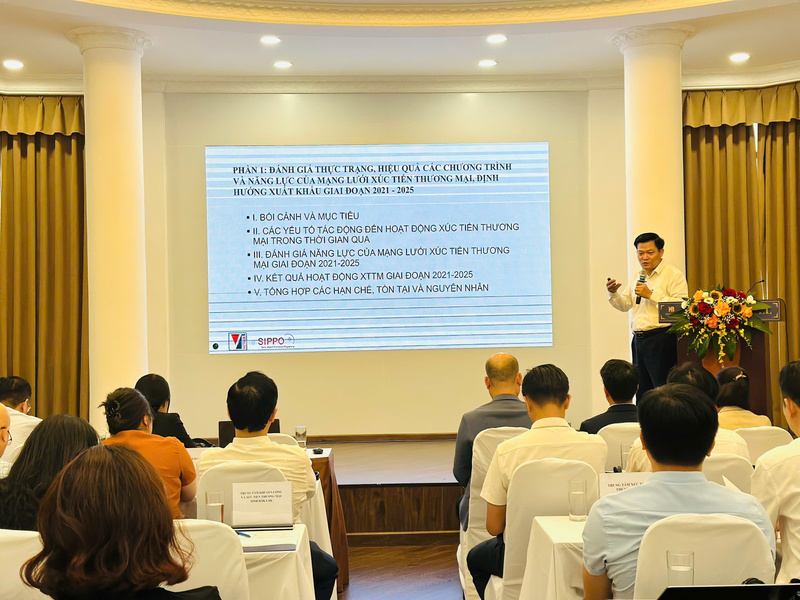Việc đánh giá thực trạng, hiệu quả hoạt động, tổ chức xúc tiến thương mại trong giai đoạn 2021-2025 có ý nghĩa đặc biệt quan trọng trong xây dựng kế hoạch chiến lược cho giai đoạn 2026-2030. Ảnh: Đỗ Nga