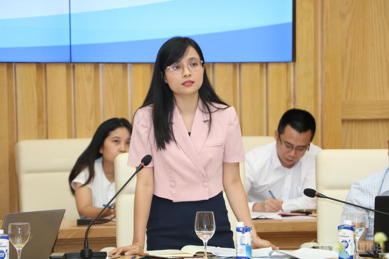 Đại diện Hiệp hội Xăng dầu Việt Nam phát biểu tại hội thảo.