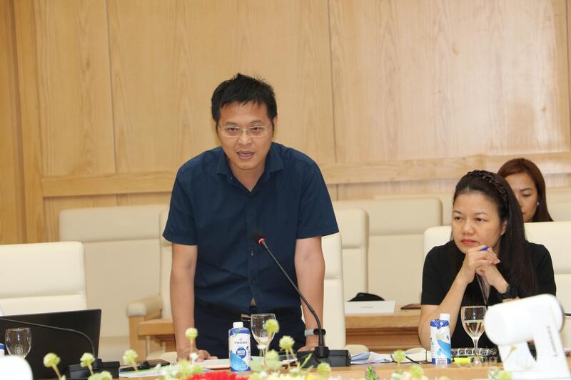 Đại diện Tổng Công ty Dầu Việt Nam (PVOIL) phát biểu tại hội thảo.