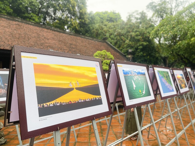 Các tác phẩm trưng bày tại Festival Nhiếp ảnh 2025. Ảnh: Nguyễn Thanh