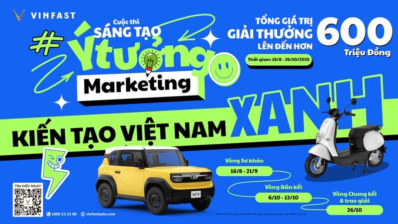 Cuộc thi "Kiến tạo Việt Nam Xanh" do Vinfast tổ chức