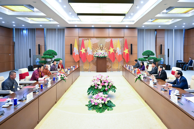 Quang cảnh cuộc hội kiến. Ảnh: VPQH