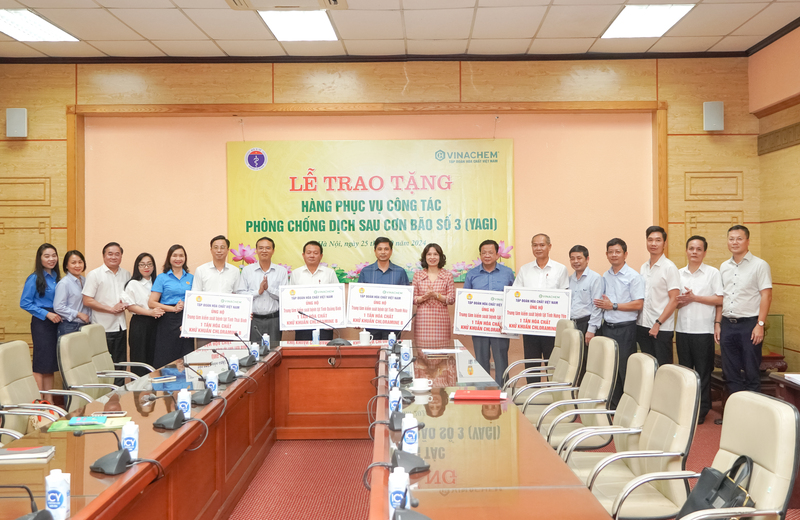 Tập đoàn Hóa chất Việt Nam đồng hành cùng cộng đồng khắc phục hậu quả bão Yagi