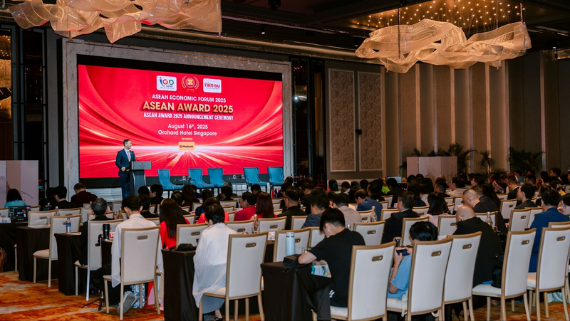 Diễn đàn Kinh tế ASEAN quy tụ hàng loạt doanh nghiệp hàng đầu Việt Nam và Singapore. Ảnh: Meey Group