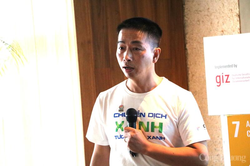 Ông Lê Văn Hoàng, Cố vấn năng lượng của Dự án Case Southeast Asia chia sẻ tại Hội thảo. Ảnh: Phong Lâm