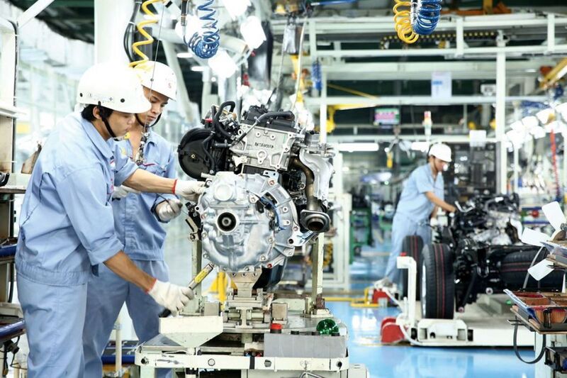 Tốc độ tăng trưởng giá trị gia tăng công nghiệp đạt bình quân trên 8,5%/năm. Ảnh minh họa