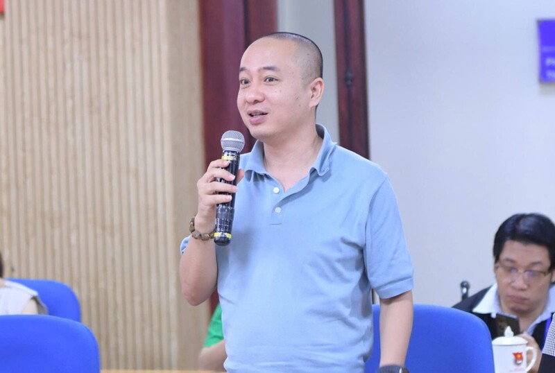 Ông Nguyễn Phan Huy Khôi, Giám đốc Trung tâm Hỗ trợ thanh niên khởi nghiệp Việt Nam
