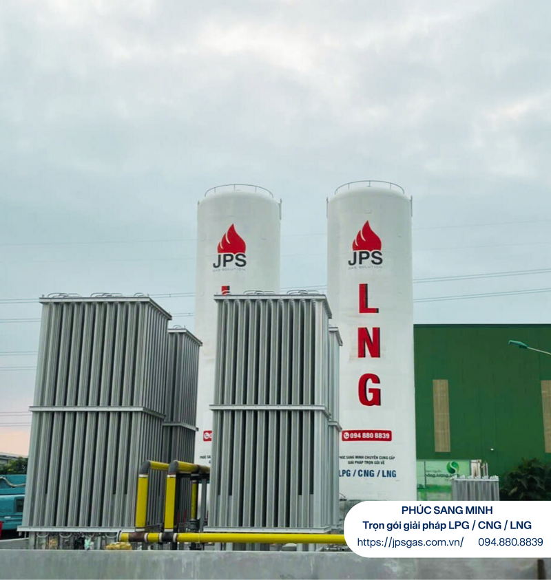 Giải pháp trạm LNG nhằm cung cấp khí LNG được đặt tại nhà máy khách hàng