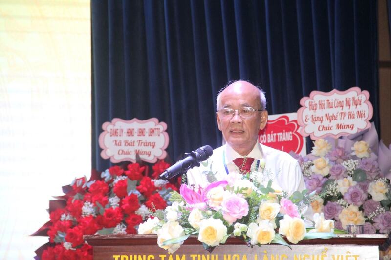 Ông Trịnh Quốc Đạt - Chủ tịch Hiệp hội Làng nghề Việt Nam