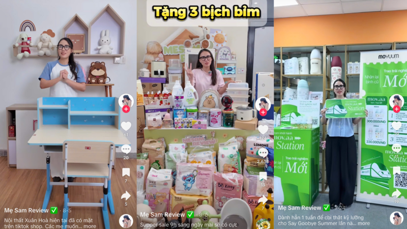 Mẹ Sam (@mesamreview) chia sẻ trải nghiệm thật từ chính gia đình mình