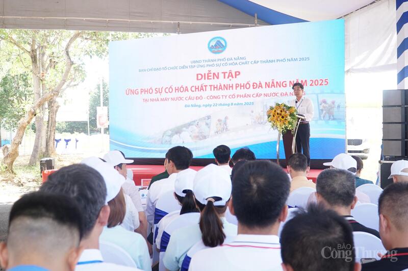 Đà Nẵng diễn tập ứng phó sự cố hóa chất cấp thành phố năm 2025