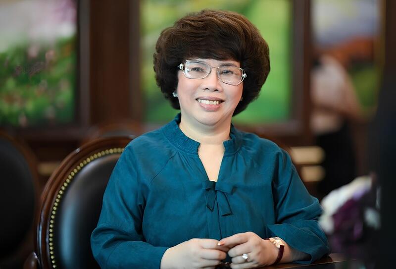 Bà Thái Hương, người sáng lập và điều hành Tập đoàn TH.